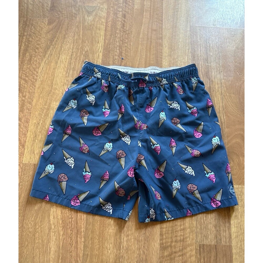 Abercrombie & Fitch boys Blue Ice Cream Cone Swim Trunks